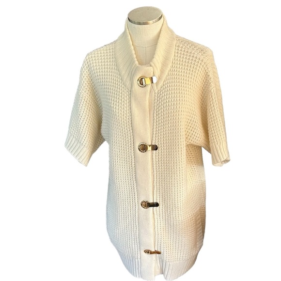 MICHAEL Michael Kors Long Short Sleeve Sweater Size Large - Picture 1 of 6